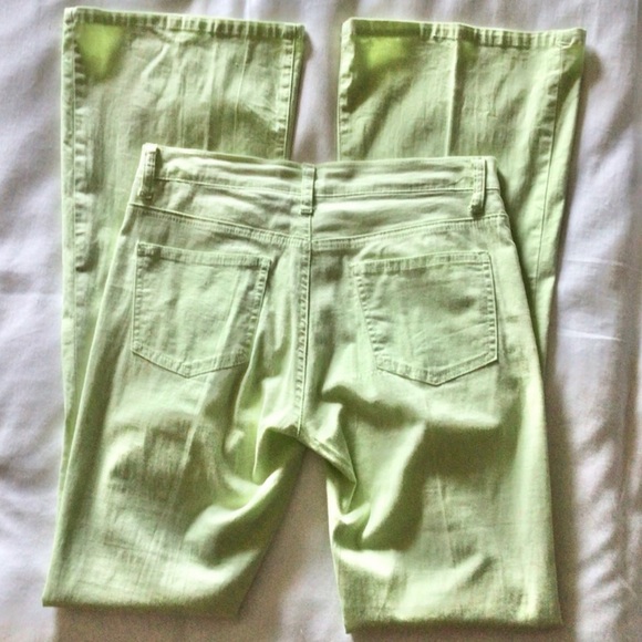 Cute Flare Bell Bottom Fitted Pants by Gimos, Light Green, Sz 11/12 run small - Picture 2 of 11